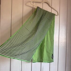 Vintage Bernie of New York Silk Striped Scarf